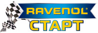 Наклейка для торг.зала RAVENOL "Старт" на прозрачном фоне (1275х430мм)