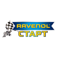 Наклейка для торг.зала RAVENOL "Старт" на прозрачном фоне